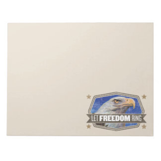 Eagle-Let Freedom Ring Notepad