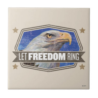 Eagle-Let Freedom Ring Tile