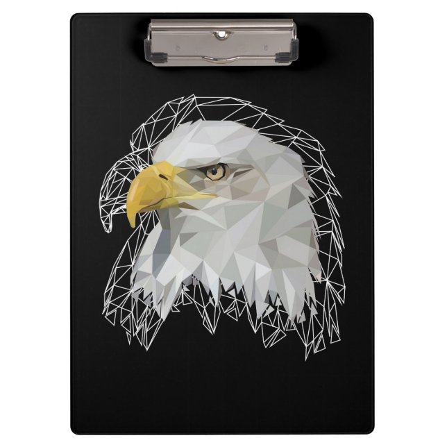 Eagle Lowpoly Clipboard (Front)