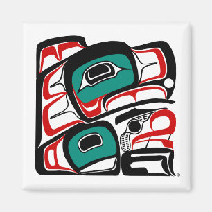 Eagle Magnet - NW Native American Formline Style