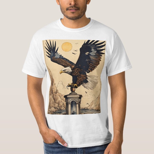 Eagle Men's Value T-Shirt (Front)