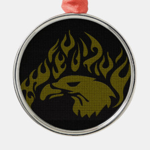 Eagle Metal Tree Decoration