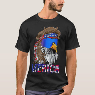 Eagle Mullet 4th Of July American Independence Day T-Shirt