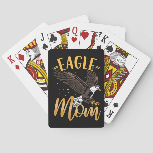 Eagle Mum Playing Cards (Back)