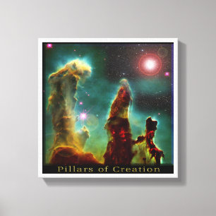 Eagle Nebula poster Canvas Print