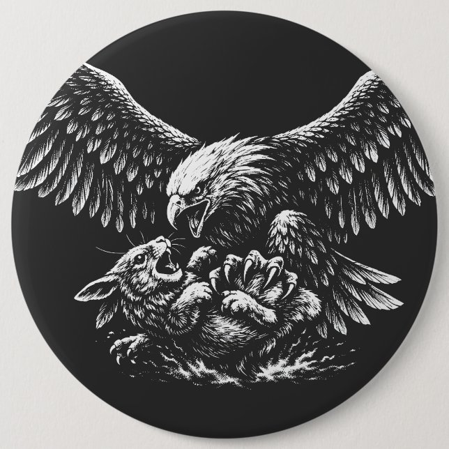 Eagle of Ashes by BurnsInHell 6 Cm Round Badge (Front)