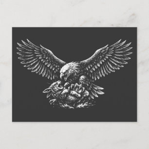 Eagle of Ashes by BurnsInHell Postcard