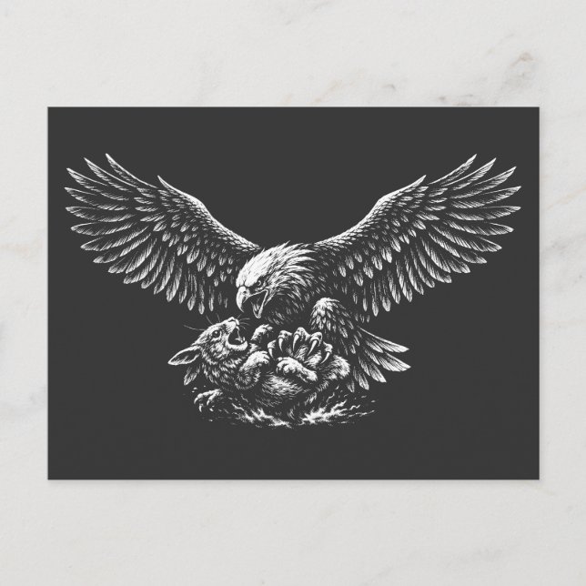 Eagle of Ashes by BurnsInHell Postcard (Front)