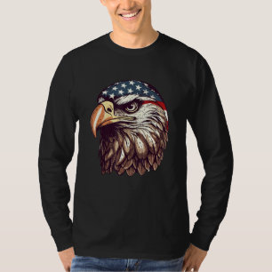 Eagle Of Freedom Merica Patriotic USA Flag 4th of T-Shirt
