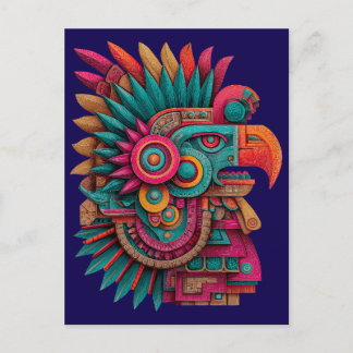 Eagle of the Fifth Sun Holiday Postcard