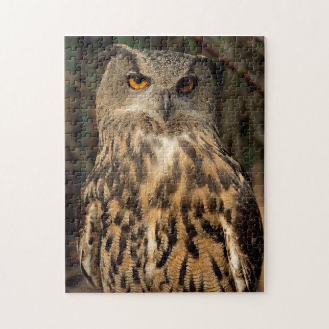 Eagle Owl Jigsaw Puzzle (Vertical)