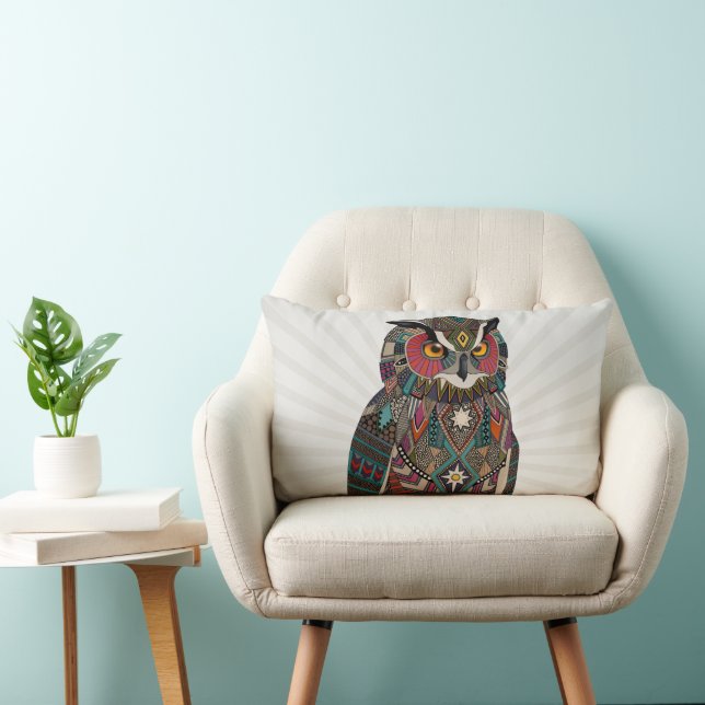 eagle owl lumbar cushion (Chair)
