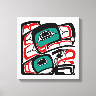 Eagle - Pacific Northwest Coast Formline Design Canvas Print