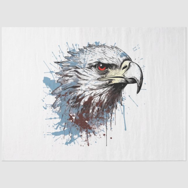 Eagle painting  tissue paper (Front)