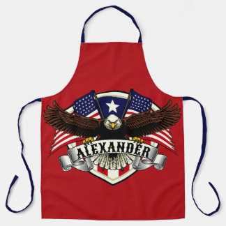 Eagle Patriotic Patch Apron