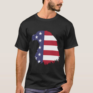 Eagle Patriotic Usa Flag July 4Th For Men Women Ad T-Shirt