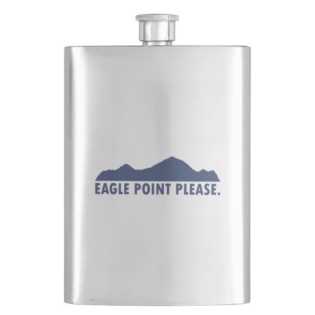 Eagle Point Please Hip Flask (Front)