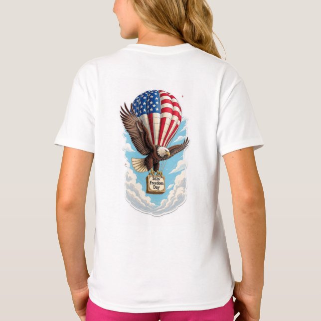 Eagle Power – July 4th Kids Tee (Back)