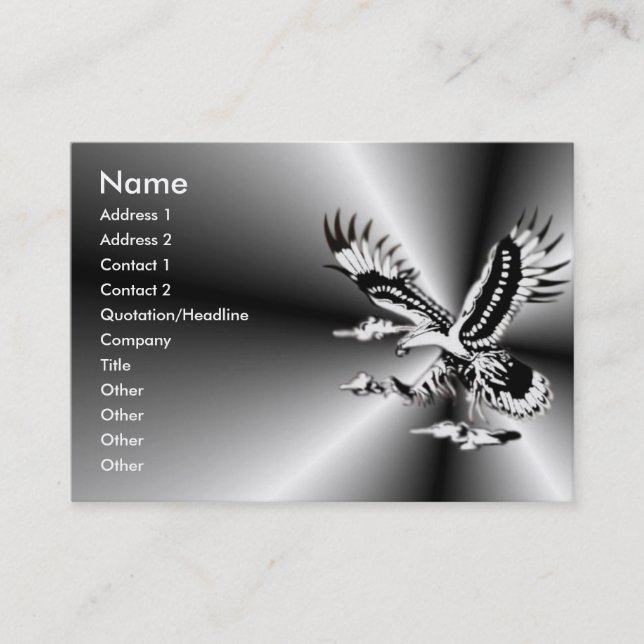 Eagle Profile Card (Front)