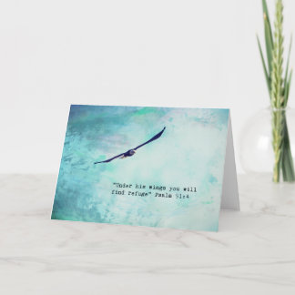 Eagle Psalm 91 Greeting Card