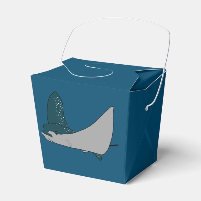 Eagle Ray Favour Box (Front Side)