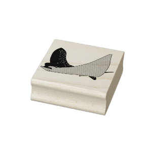Eagle Ray Rubber Stamp