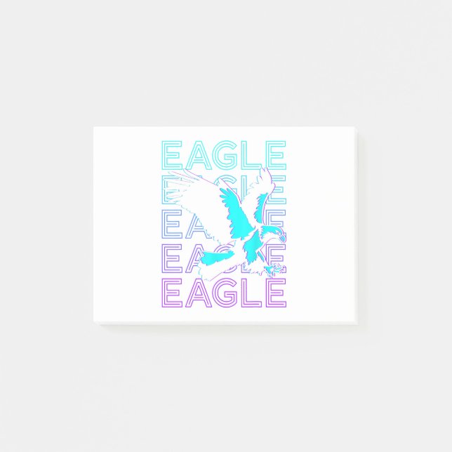 Eagle Retro  Post-it Notes (Front)