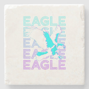 Eagle Retro Stone Coaster