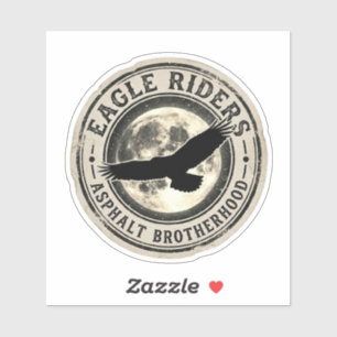Eagle Riders Asphalt Brotherhood Full Moon Biker