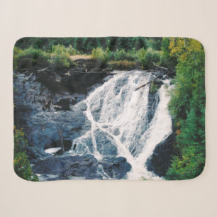 Eagle River Falls sherpa blanket