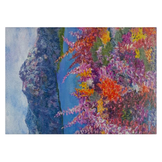 Eagle River Fireweed Cutting Board (Front)