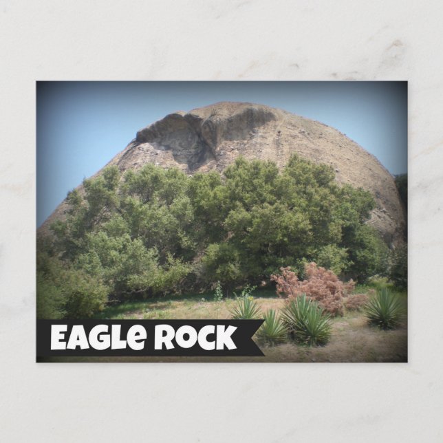 Eagle Rock California Monument Landmark Postcard (Front)