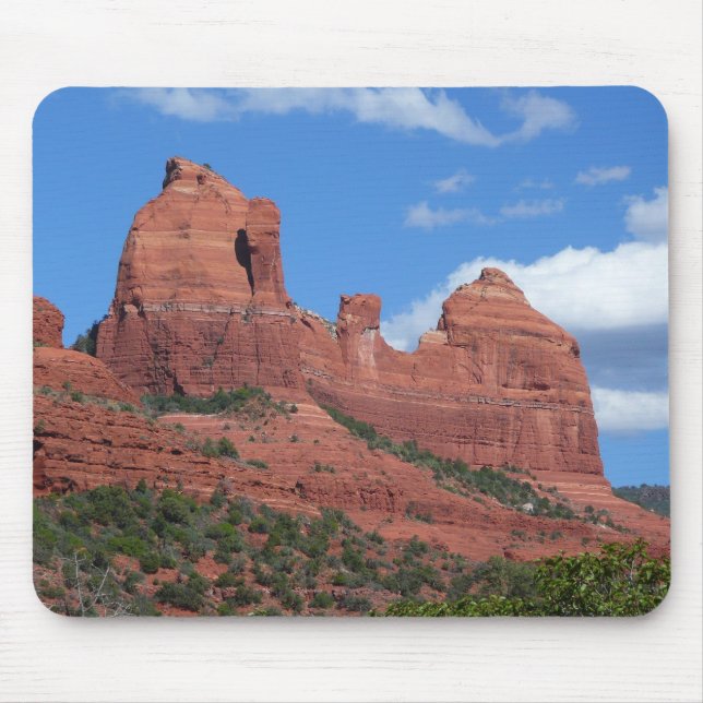 Eagle Rock I Sedona Arizona Travel Photography Mouse Pad (Front)