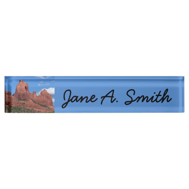 Eagle Rock I Sedona Arizona Travel Photography Nameplate (Front)