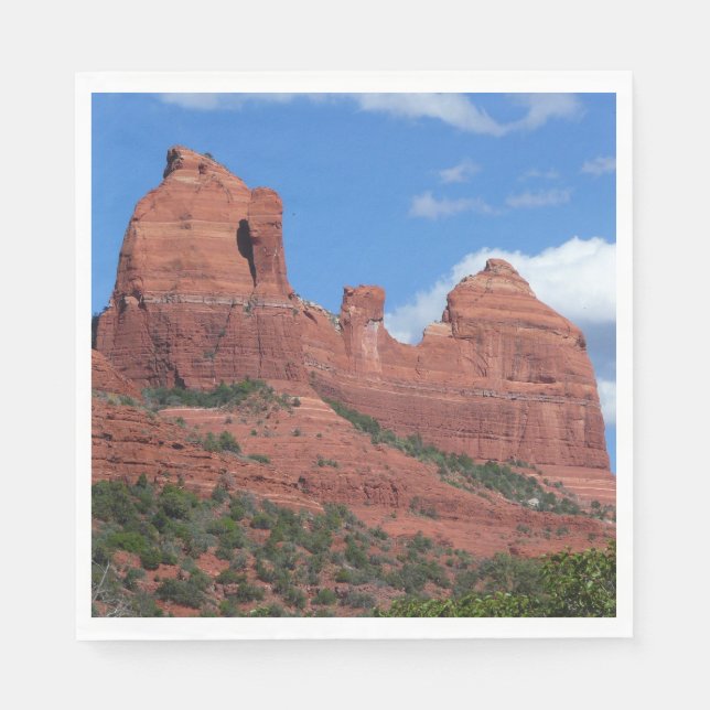 Eagle Rock I Sedona Arizona Travel Photography Napkin (Front)