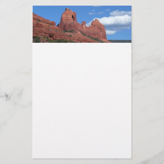 Eagle Rock I Sedona Arizona Travel Photography Stationery (Front)