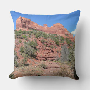 Eagle Rock II Sedona Arizona Travel Photography Cushion