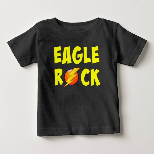 Eagle Rock Lightning Bolt Baby T-Shirt (Front)