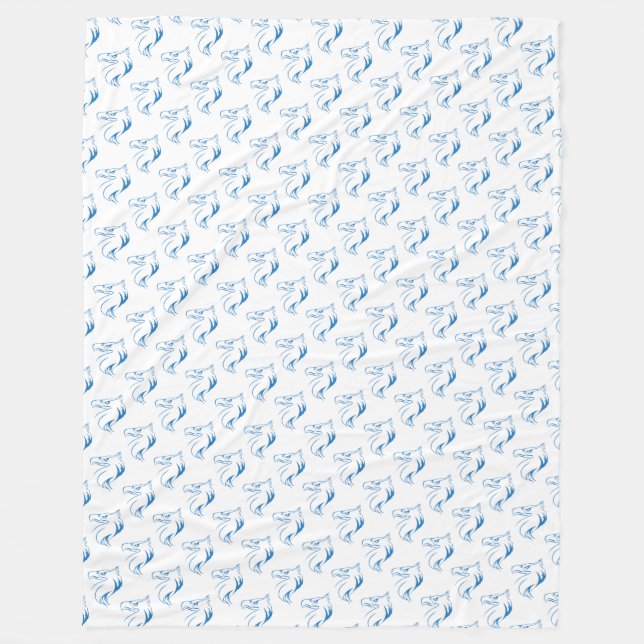 Eagle’s head fleece blanket (Front)