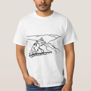 "Eagle’s Nest, Berchtesgaden"   Minimalist Art T-Shirt