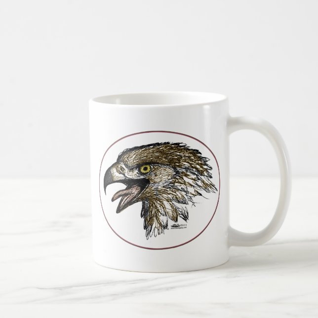 Eagle Screaming Coffee Mug (Right)