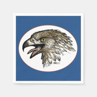 Eagle Screaming Napkin