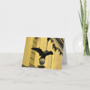 Eagle sculpture note card