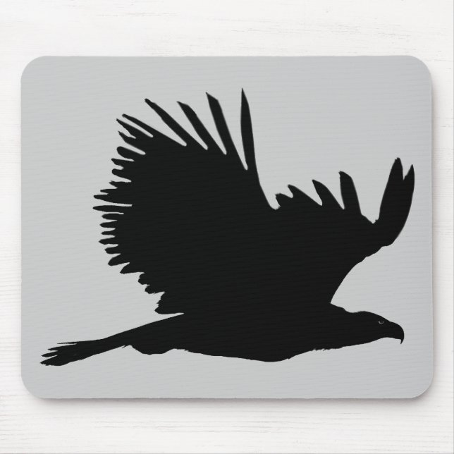 Eagle silhouette Gifts Mouse Pad (Front)