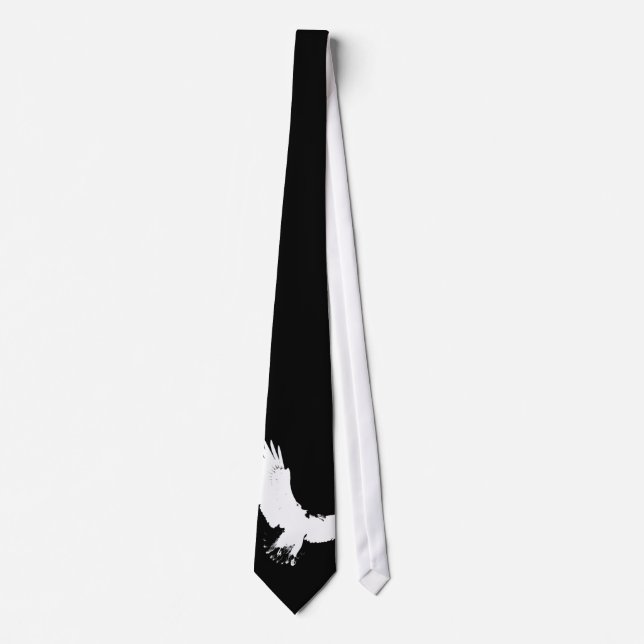 Eagle Silhouette Neck Tie (Front)