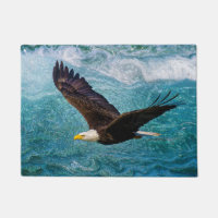 Eagle Soaring Above the Storm