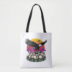 Eagle Soaring with Cash Tote Bag