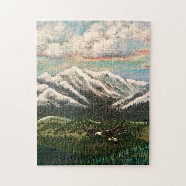 Eagle Soars Puzzle (Vertical)
