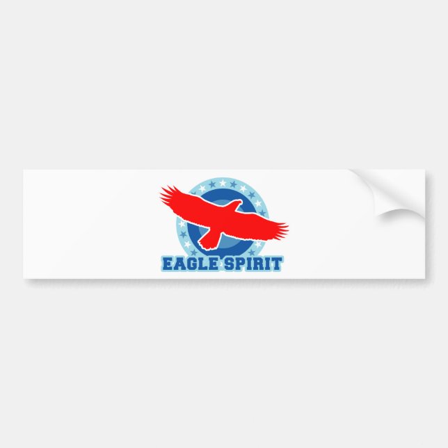 Eagle Spirit Bumper Sticker (Front)