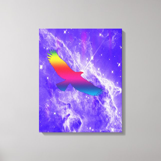 Eagle Star Canvas Print (Front)